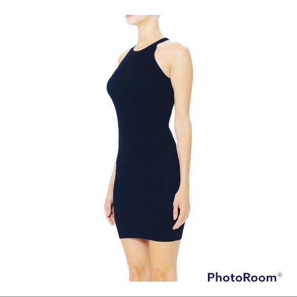 Open-back Ribbed LBD - Picture 6 of 7